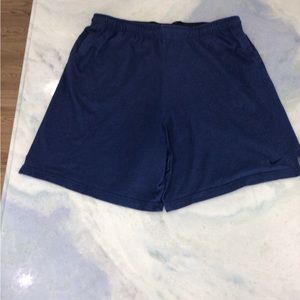 Nike Dri-Fit Training Shorts. Size 4XLT.  Dark Blue. Big / Tall.